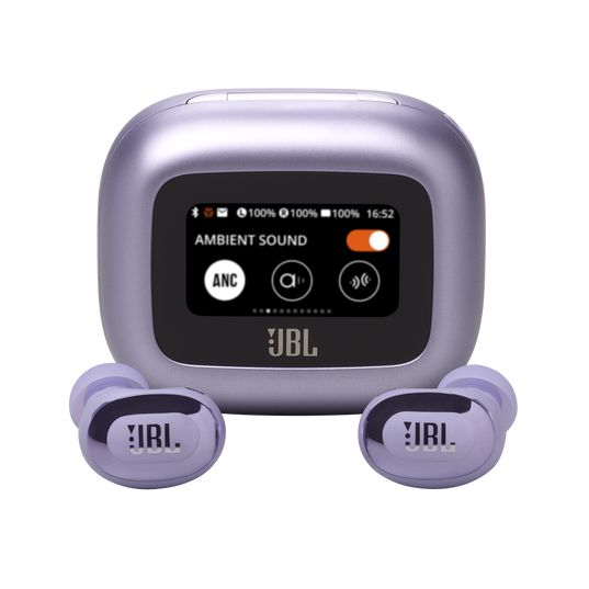 JBL Live Buds 3 - Purple - True wireless Noise Cancelling bud-type earbuds - Hero